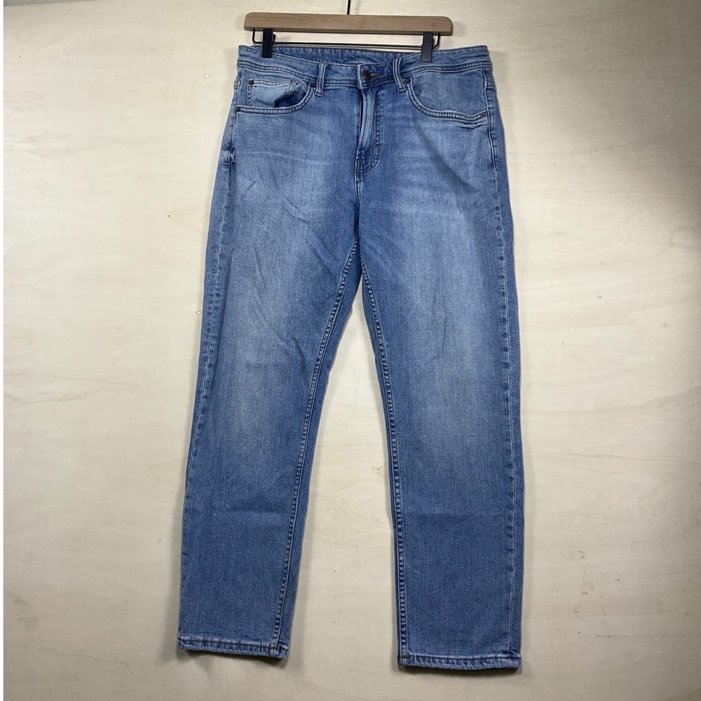 Zara Women Light Wash Straight Leg Denim Jeans Blue Size 8 EUR 40